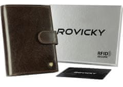 Rovicky Pánská kožená peněženka N62L-RVT-3227 D.Brown