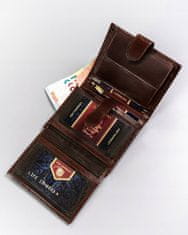 Peterson Klasická pánská kožená peněženka se zapínáním