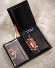 Peterson Dárková sada: pánská kožená peněženka a klíčenka