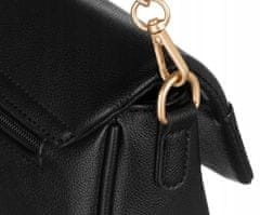Lulu Castagnette Messenger taška s klopou z ekologické kůže s připevněným popruhem
