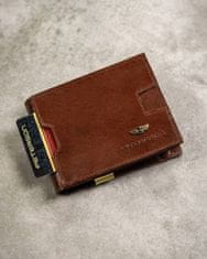 Peterson Dárková sada: pánská kožená peněženka, pouzdro a klíčenka