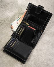 Peterson Dárková sada: pánská kožená peněženka, pouzdro na karty a klíčenka