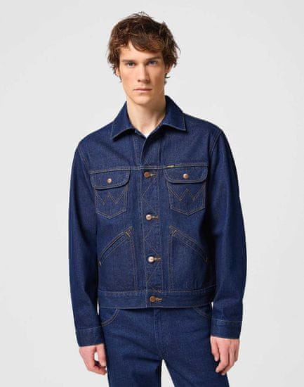 Wrangler Bunda pro muže WRANGLER 124MJ RINSE 112341042 Velikost: S