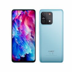 Cubot A1, smartphone, velký 6,56" displej, 8 GB/128 GB, baterie 5 100 mAh, 13 Mpx/8 Mpx, modrý