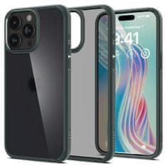 shumee Ultra Hybridní obal pro iPhone 15 Pro Max, tmavě zelený