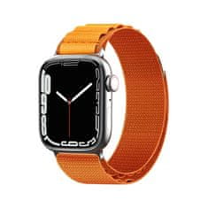 shumee Řemínek s alpskou ocelovou přezkou pro Apple Watch 42 / 44 / 45 / 49 mm oranžový