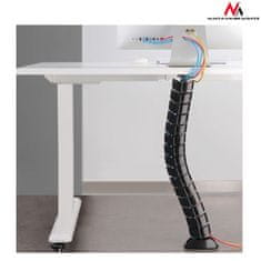Maclean Maskovací mřížka na kabely pod stůl MC-768 B černý