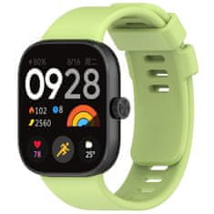 BStrap Silicone řemínek na Xiaomi Redmi Watch 4, lime