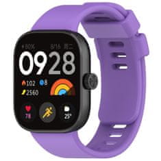 BStrap Silicone řemínek na Xiaomi Redmi Watch 4, purple