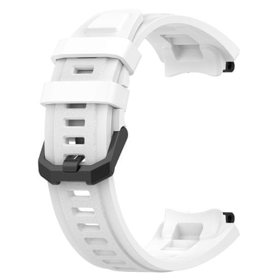 BStrap Silicone řemínek na Xiaomi Amazfit Active Edge, white