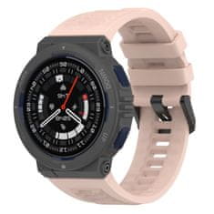 BStrap Silicone řemínek na Xiaomi Amazfit Active Edge, sand pink