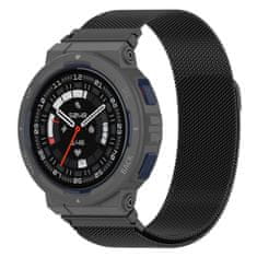 BStrap Milanese řemínek na Xiaomi Amazfit Active Edge, black