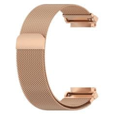 BStrap Milanese řemínek na Xiaomi Amazfit Active Edge, rose gold