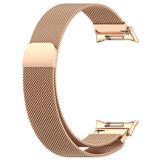 BStrap Milanese řemínek na Honor Watch 4, rose gold