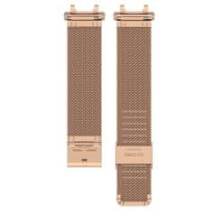 BStrap Milanese řemínek na Xiaomi Amazfit Active Edge, rose gold