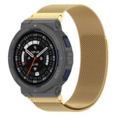 BStrap Milanese řemínek na Xiaomi Amazfit Active Edge, gold