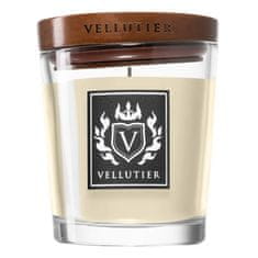 Svíčka oválná váza Vellutier, Krém Amaretto, 90 g