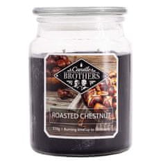 Svíčka ve skleněné dóze Candle Brothers, Pečený kaštan, 510 g