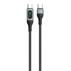 shumee Pletený kabel USB-C rychlé nabíjení PD 100W 1m černý