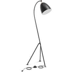 shumee Kovová stojací lampa s nastavitelným stínidlem E27, 125 cm