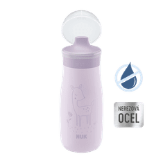 Nuk Láhev Mini-Me Sip nerez 300 ml ( 9+ m.) fialová