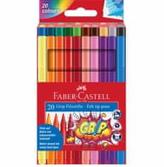 Faber-Castell Popisovače Grip 20 barevné