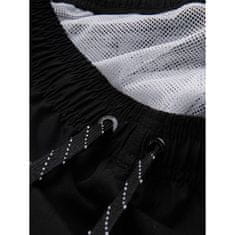 OMBRE Pánské plavecké šortky V25 OM-SRBS-0125 černé MDN124944 XXL