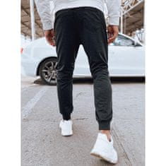 Dstreet Pánské tepláky joggers grafitové ux4122 M-L