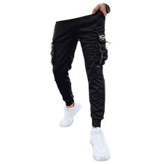 Dstreet Pánské bojové kalhoty černé ux4203 M