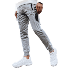 Dstreet Pánské teplákové kalhoty šedé ux4213 M
