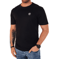 Dstreet Pánské tričko s potiskem černé rx5443 L