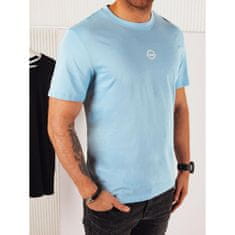 Dstreet Pánské tričko s potiskem modré rx5459 M