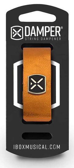 iBOX DMMD03 Damper medium - Leather iron tag - metallic orange color