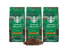 Starbucks STARBUCKS Pike Place Roast Středně pražená zrnková káva 450g 3x450 g