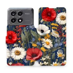 Mobiwear Knížkové flip pouzdro - Xiaomi Poco X6 Pro 5G - VP46S Temná louka