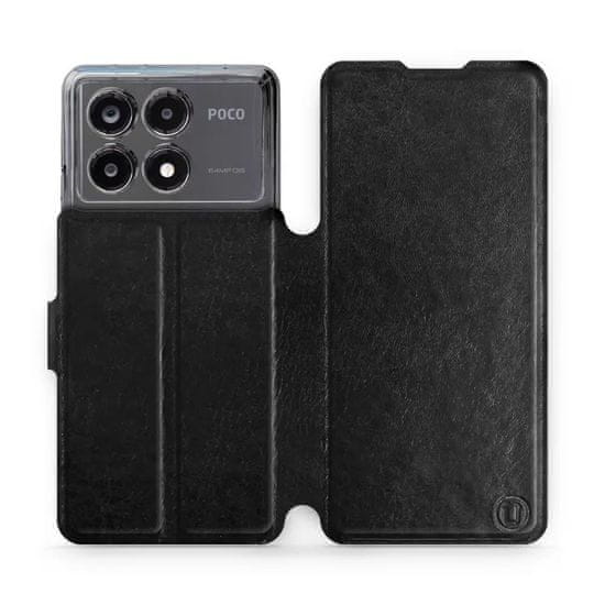 Mobiwear Knížkové flip pouzdro - Xiaomi Poco X6 Pro 5G - C_BLS Black&Gray