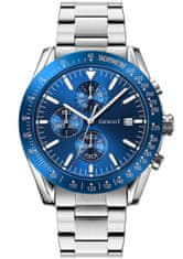 Giewont Pánské Hodinky Giewont Primechrono Gw8620-2 Chronograph Silver/Blue