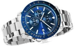 Giewont Pánské Hodinky Giewont Primechrono Gw8620-2 Chronograph Silver/Blue