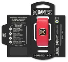 iBOX DSMD04 Damper medium - Leather iron tag - red color