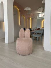 Atelier Del Sofa Křeslo Bunny - Pink, Růžová