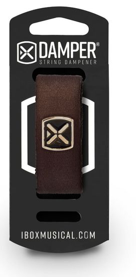 iBOX DTMD18 Damper medium - Polyester iron tag - brown color