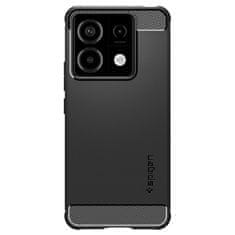 Spigen Silikonový obal na Xiaomi Redmi NOTE 13 PRO 5G/POCO X6 5G Spigen Rugged Armor Matte Black