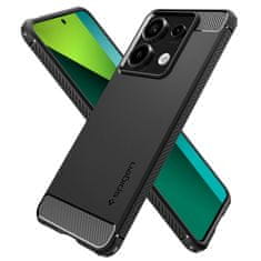 Spigen Silikonový obal na Xiaomi Redmi NOTE 13 PRO 5G/POCO X6 5G Spigen Rugged Armor Matte Black