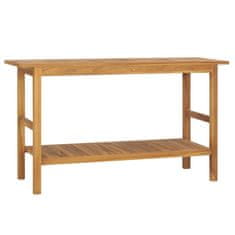 Vidaxl Koupelnová skříňka masivní teak 132 x 45 x 75 cm