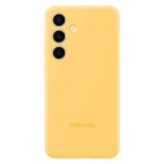 shumee Originální silikonový kryt pouzdra pro Samsung Galaxy S24 Silicone Case, žlutý