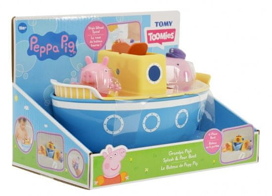 Tomy Prasátko Peppa Pig s dědečkem na lodi