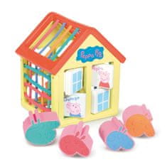 Tomy TOMY Toomies Peppa’s Activity House – centrum aktivit s hrami na třídění tvarů a barev