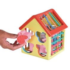 Tomy TOMY Toomies Peppa’s Activity House – centrum aktivit s hrami na třídění tvarů a barev