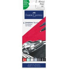 Faber-Castell Popisovače Gofa Sketch Dual set 6 Design auta