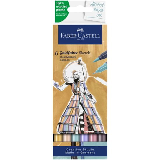 Faber-Castell Popisovače Gofa Sketch Dual set 6 Fashion